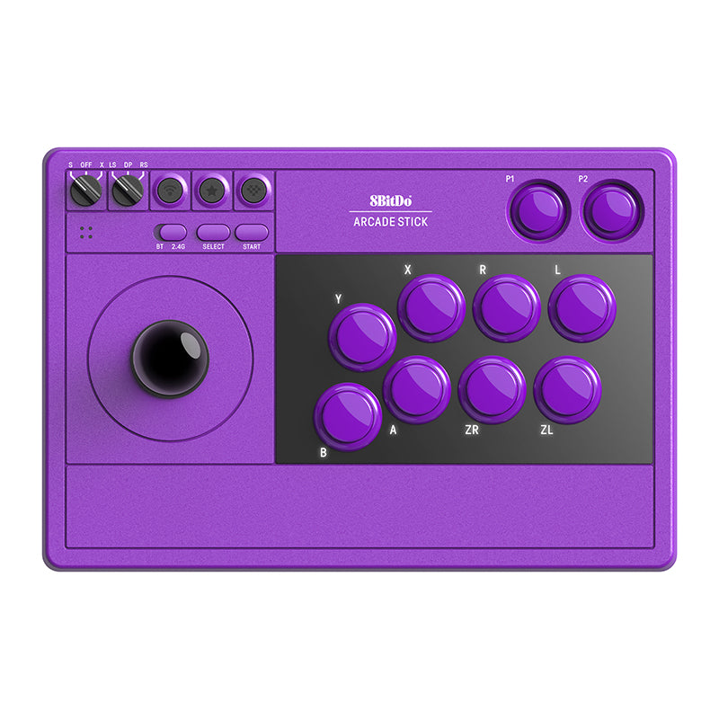 8BitDo Arcade Stick - Purple