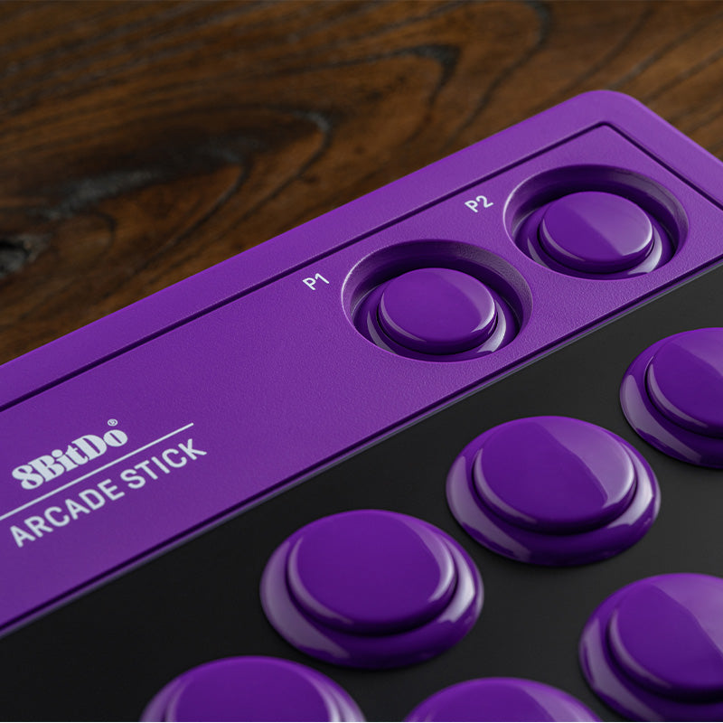 8BitDo Arcade Stick - Purple