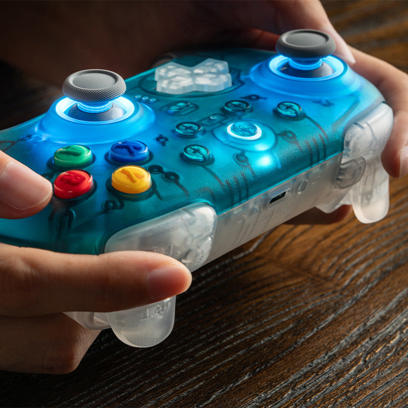 8BitDo Ultimate 2 Wireless Controller - Clear Blue
