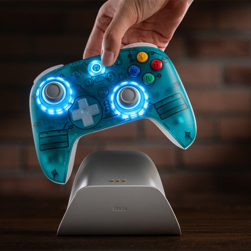 8BitDo Ultimate 2 Wireless Controller - Clear Blue