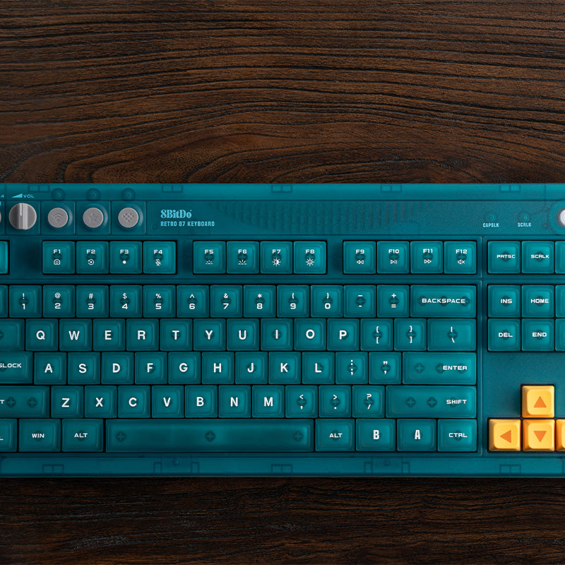 8BitDo Retro 87 Keyboard - Clear Blue (Ships on Aug 14. 2026)